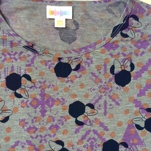 NWT Disney LuLaRoe Minnie Mouse Irma Tunic Size XXS